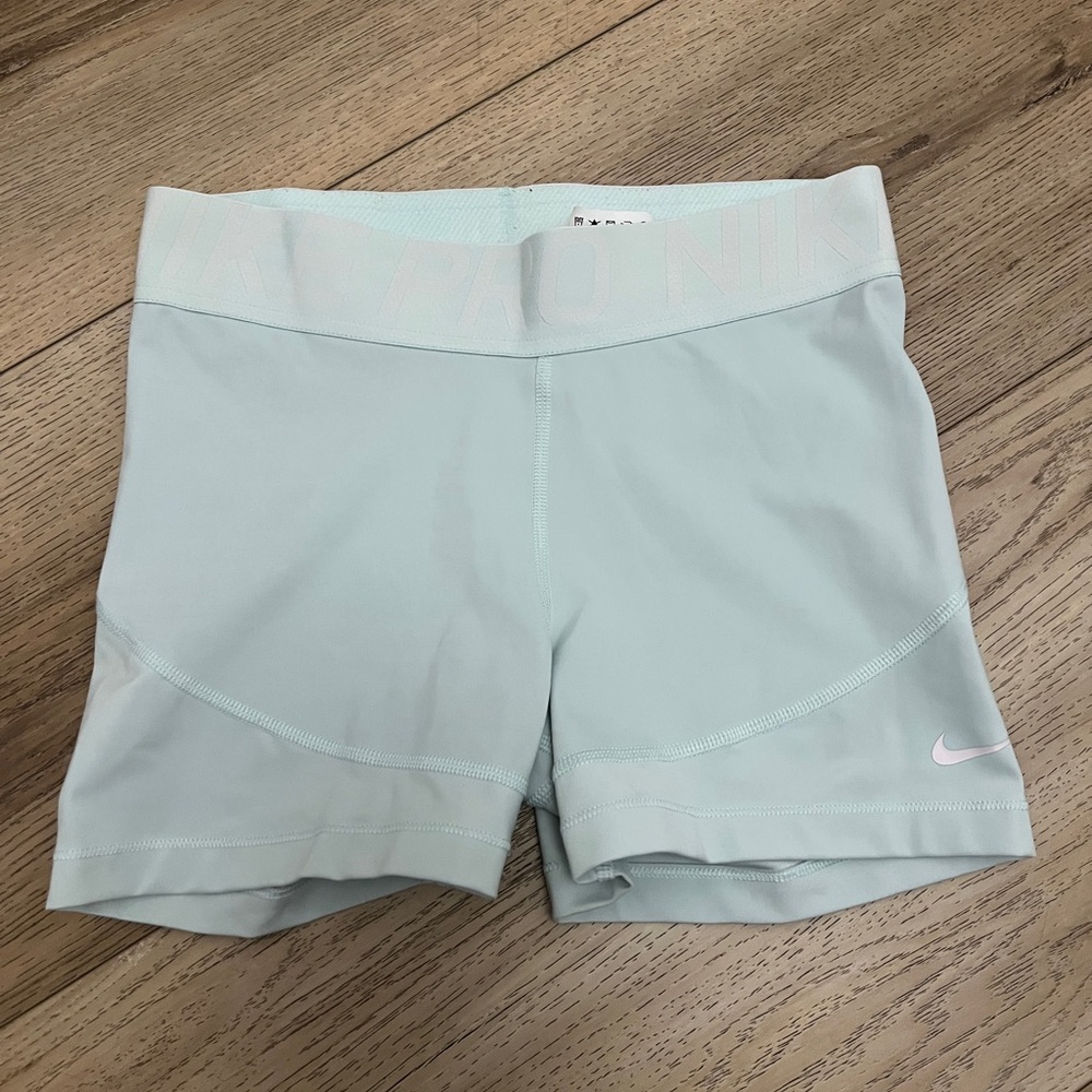 Nike Pro Women's Light Blue Shorts